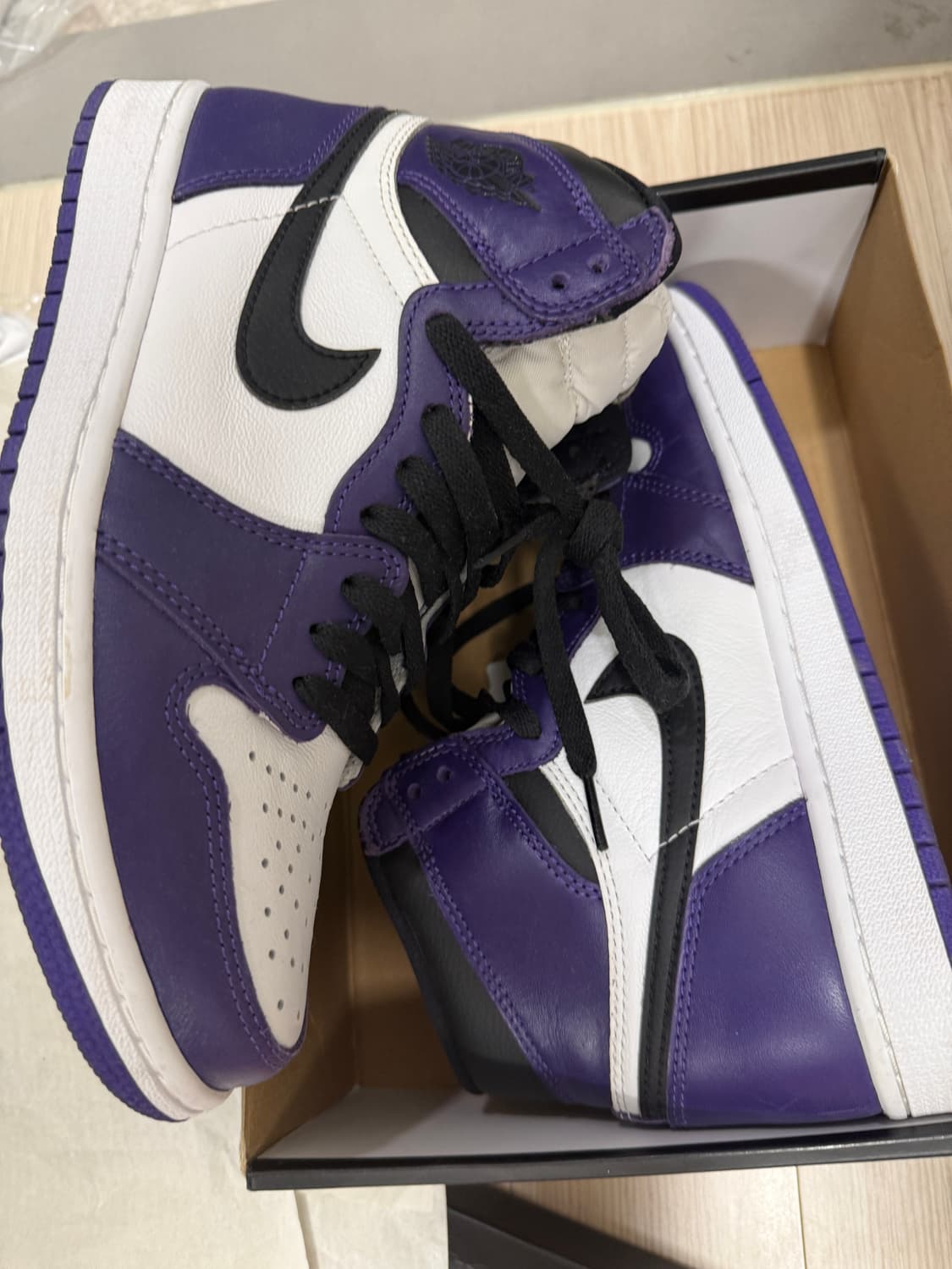 조던 1 레트로 하이 OG 코트퍼플 250 상품이미지2