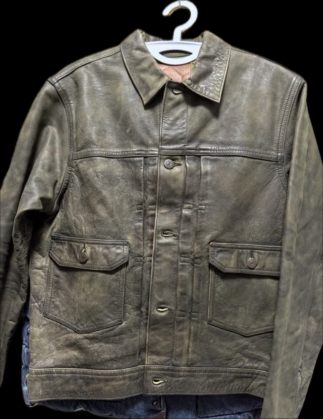 RRL 타입2 버팔로 가죽자켓 m 상품이미지1