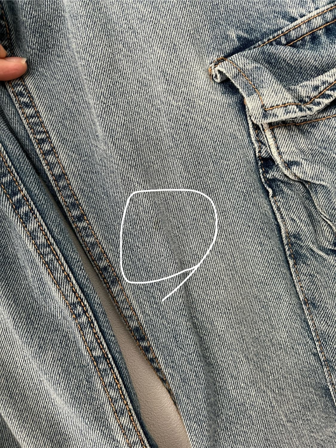 Zara 데님카고바지 상품이미지6