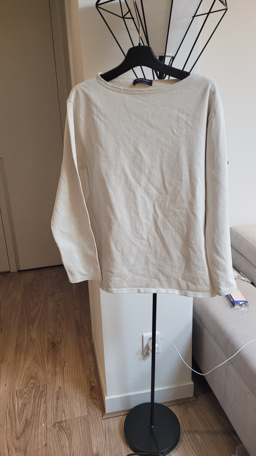 세인트제임스  기본+스트라이프 티셔츠2장 일괄 상품이미지1