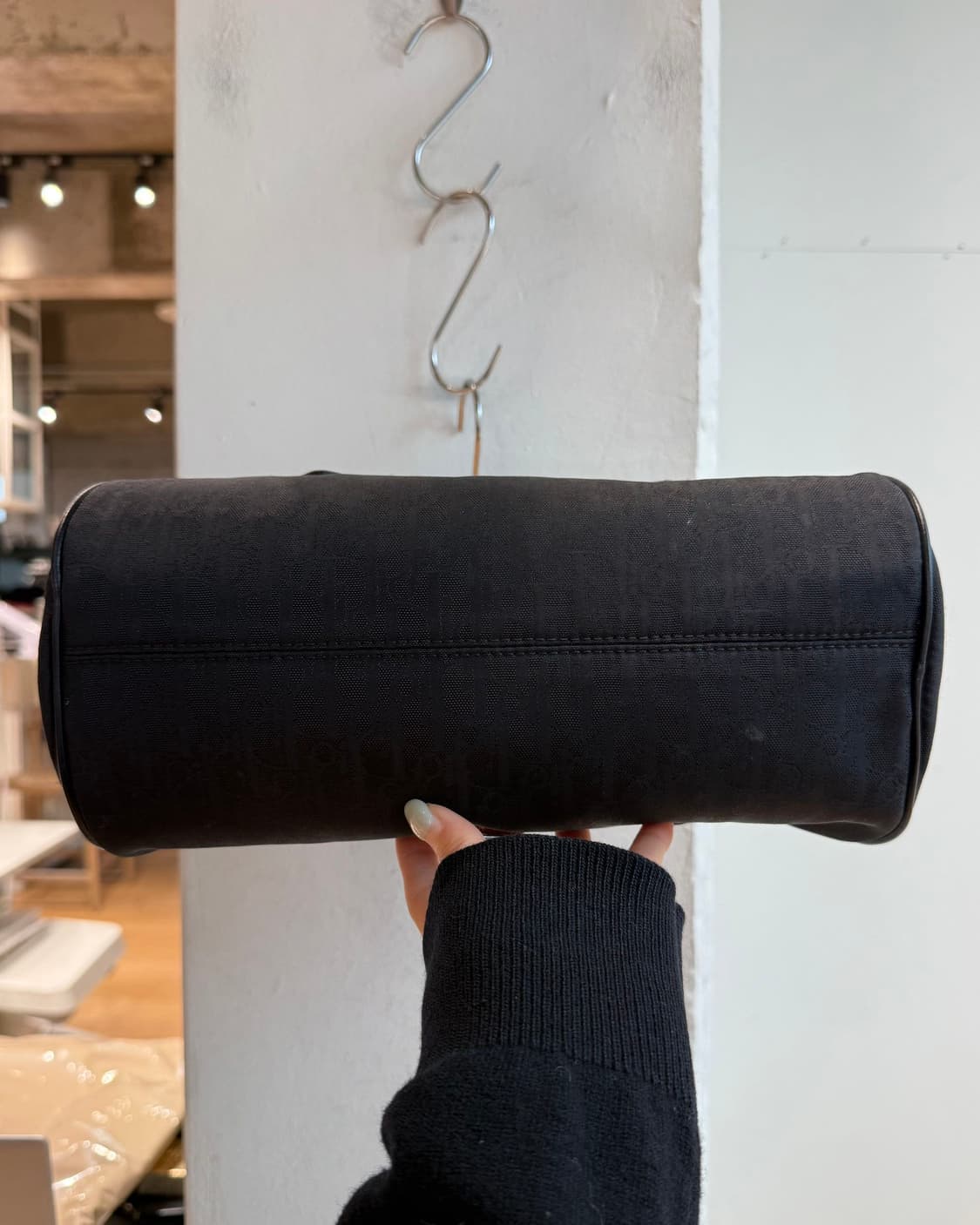 크리스찬 디올 블랙 트로터 미니 보스턴백  상품이미지7