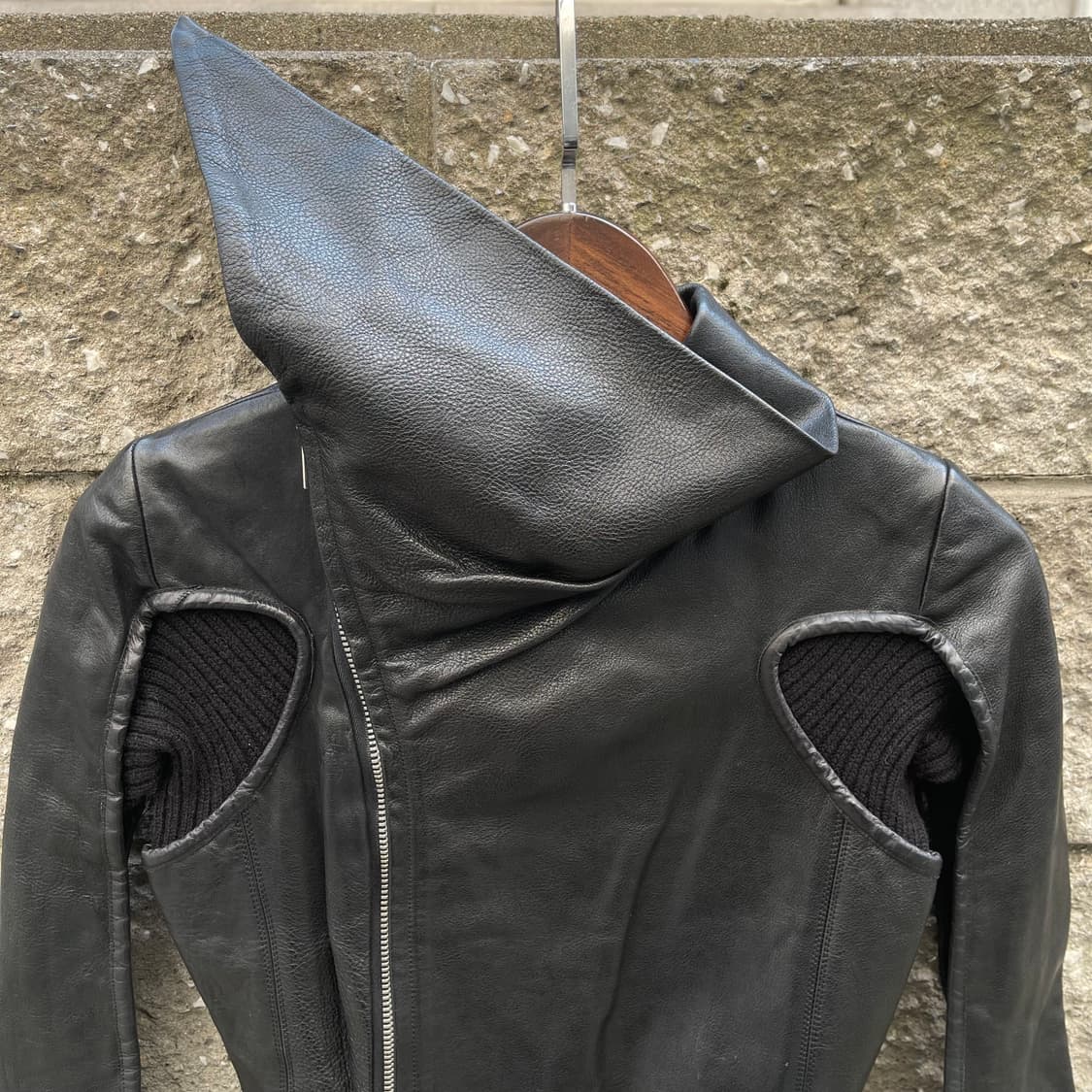 [38] 2010s 릭오웬스 레더 드레스 자켓 상품이미지4