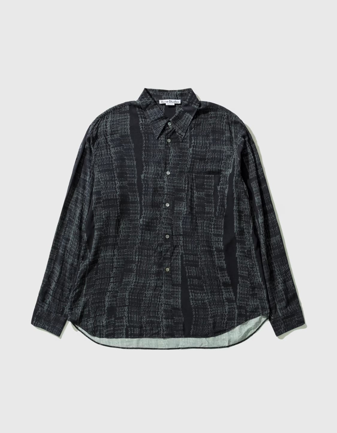 아크네 자카드 트윌 셔츠 상품이미지1