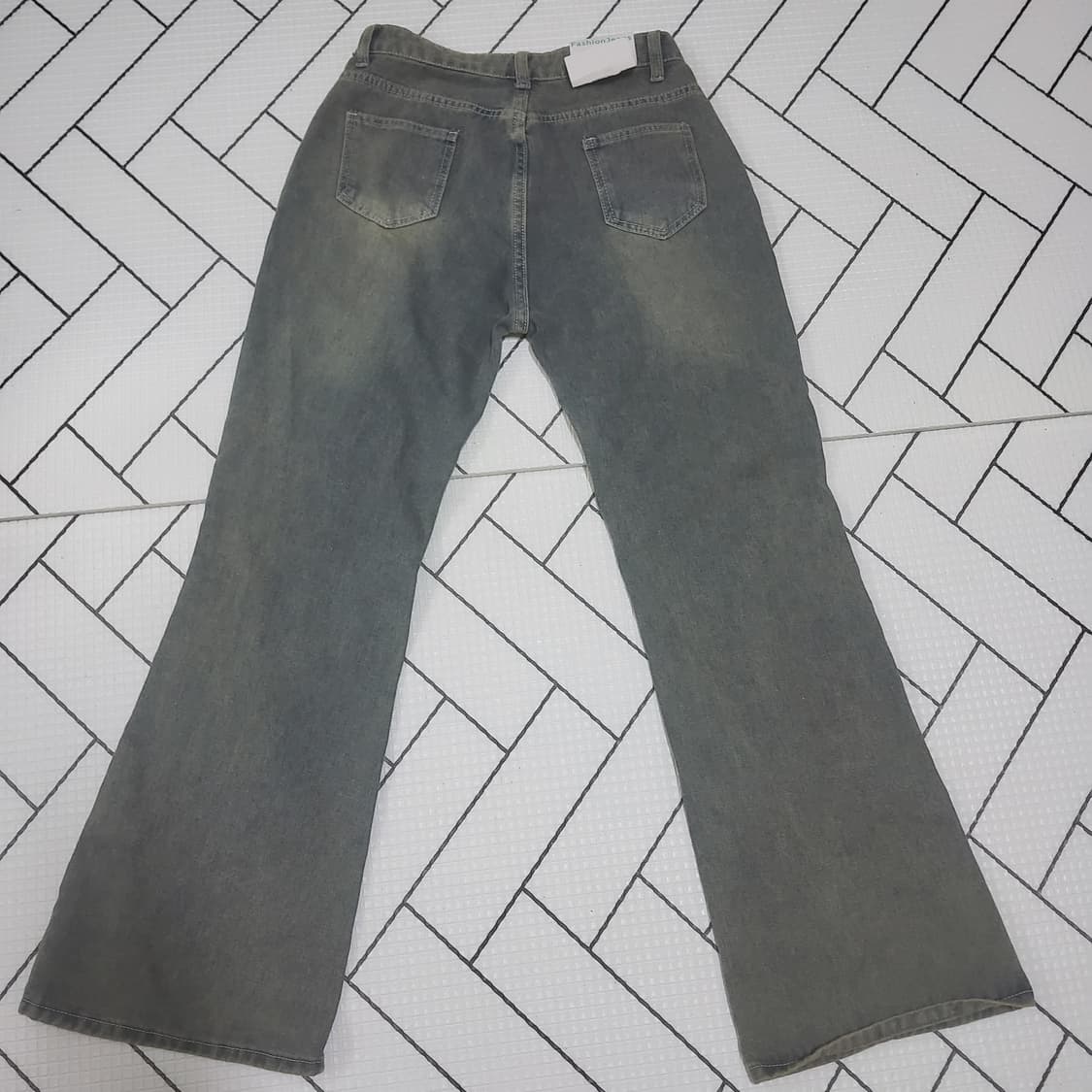 새상품  new 빈티지 워싱 데님 부츠컷 청바지 27 28 상품이미지8