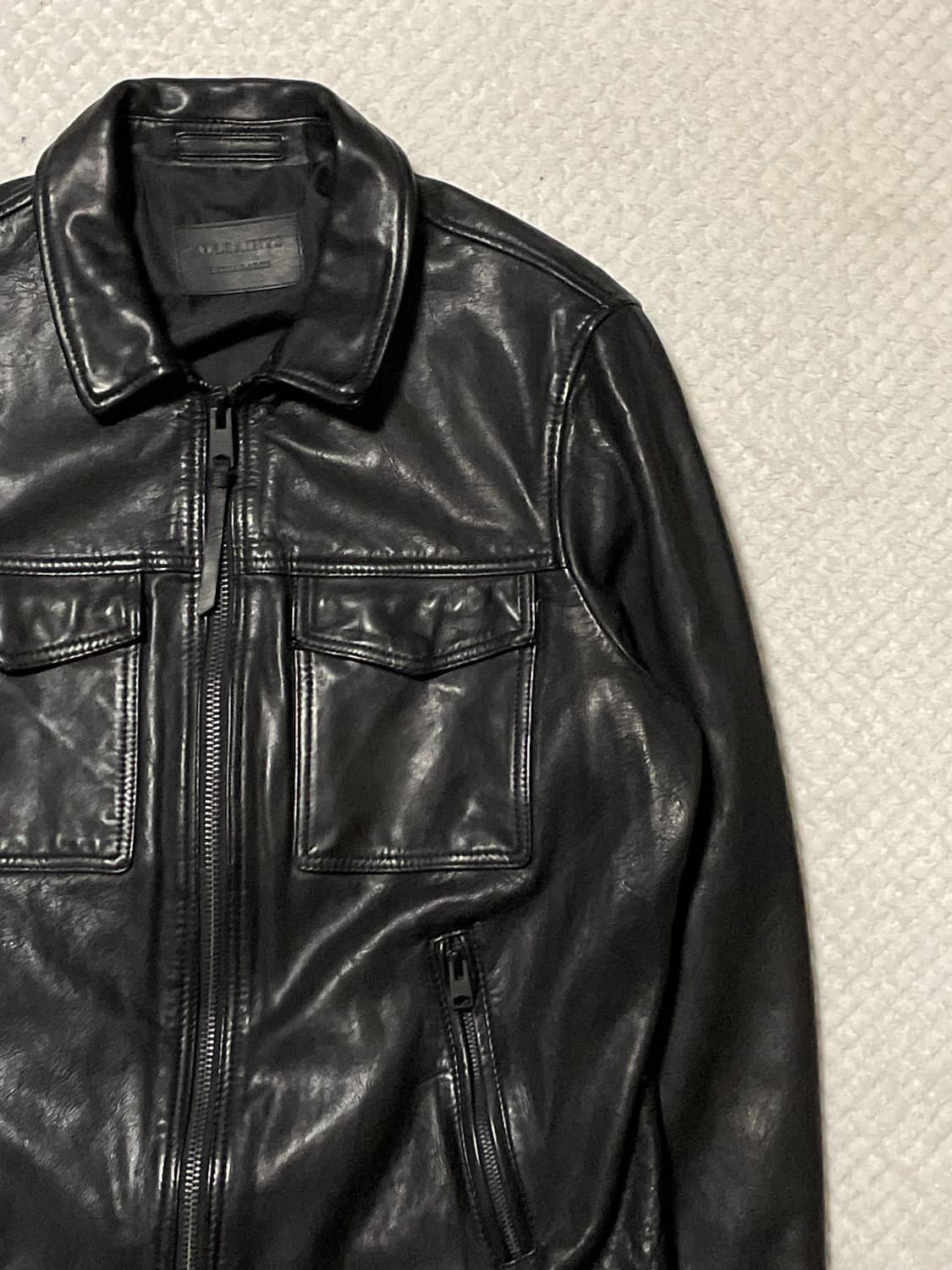 ALL SAINTS 올 세인츠 웨스턴 2WAY 양가죽 리벨리 포켓 레더 상품이미지5