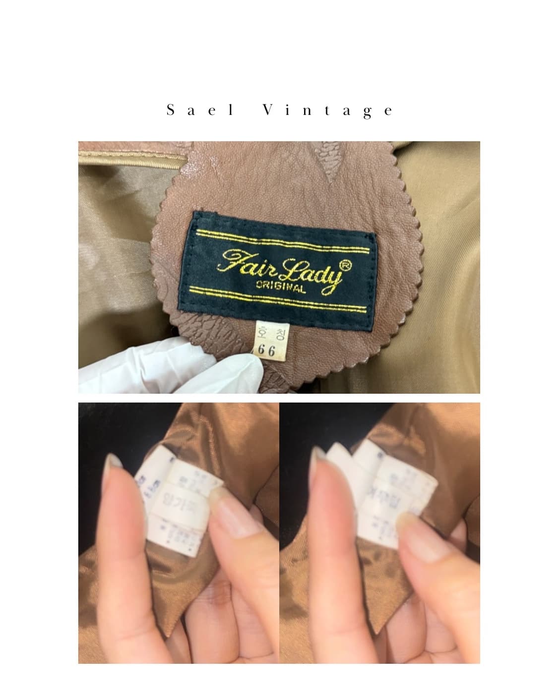 미드센추리 리얼 폭스 퍼 램스킨 코트 상품이미지8