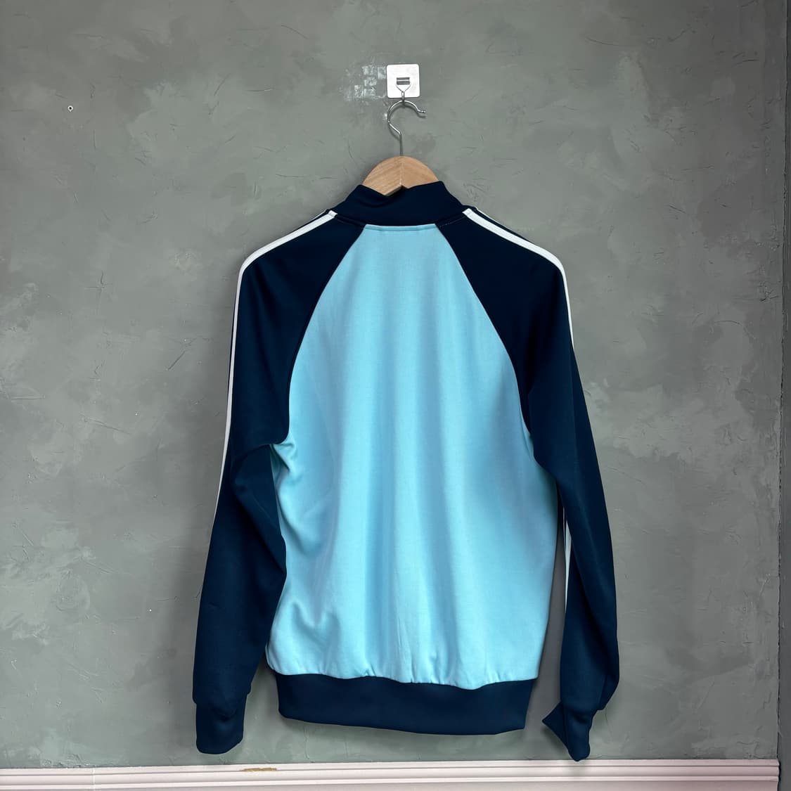 아디다스 슈퍼스타 져지 트랙탑 민트 하늘 네이비 상품이미지4