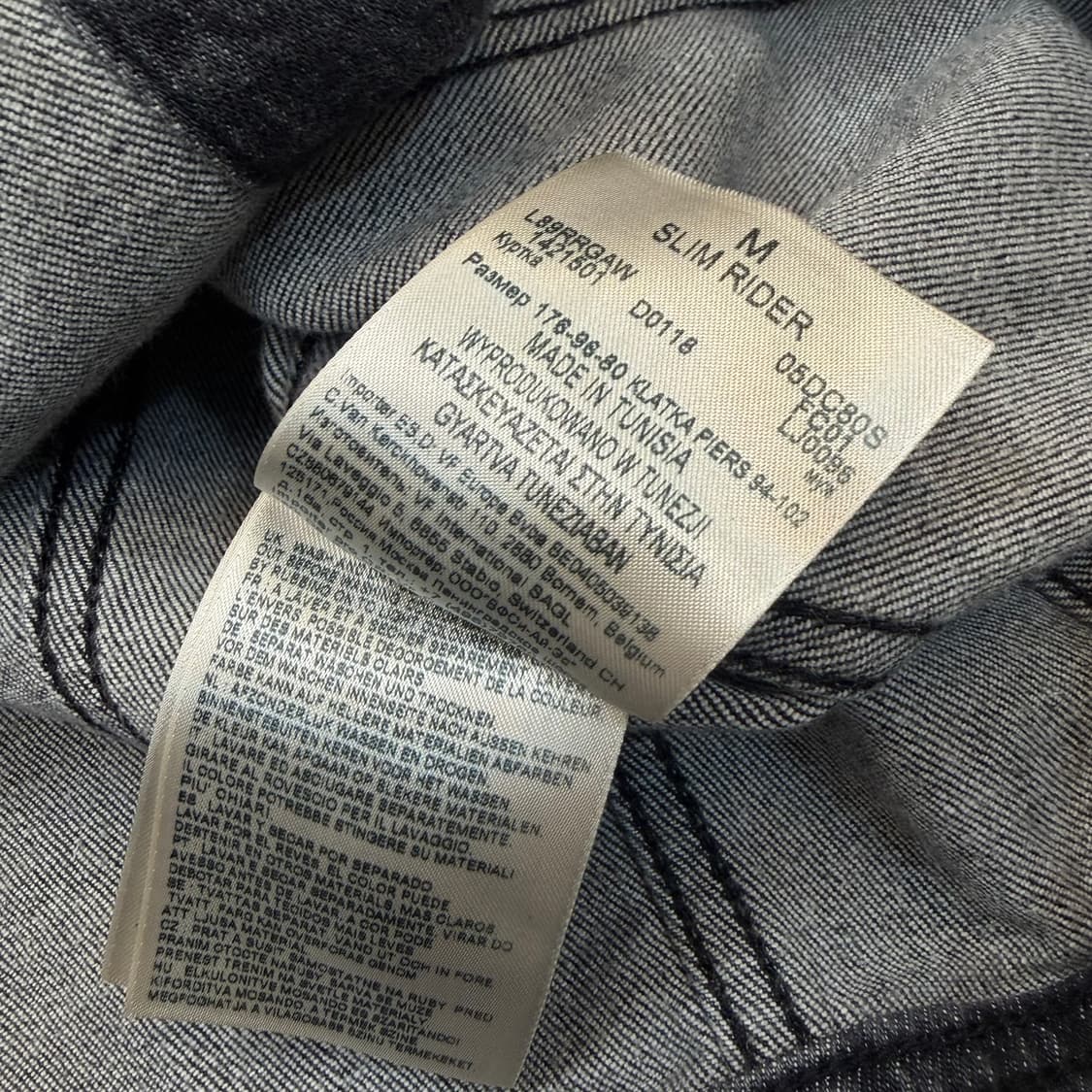 lee 리 페인팅 슬림 라이더 데님 자켓  상품이미지4