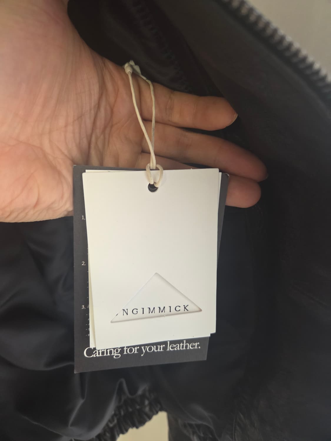 언지미크 나파 슈렁큰레더 M사이즈(새상품) 상품이미지2