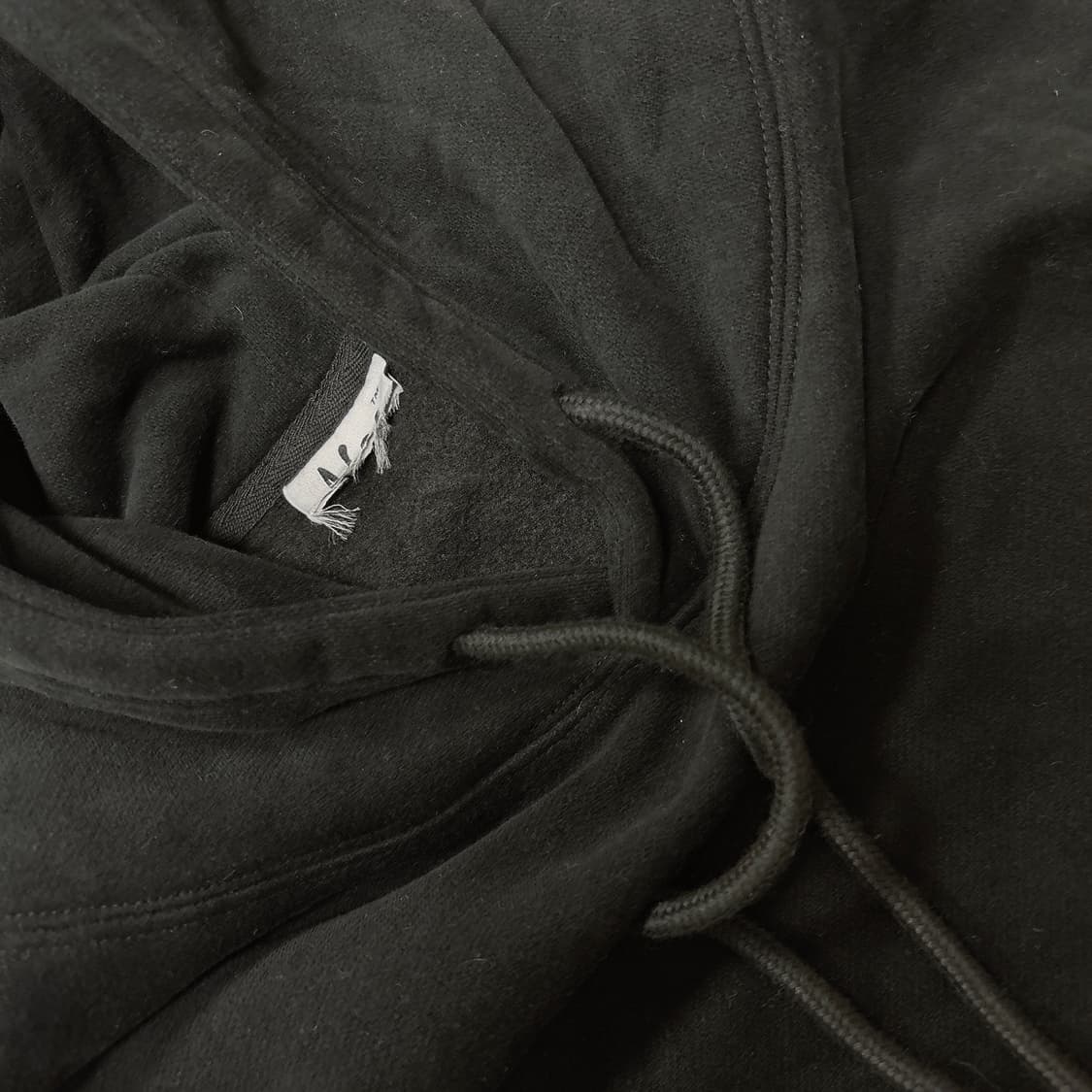 새제품 MOO 엠오오 피치스킨 벌룬오버 기모 후드 상품이미지5