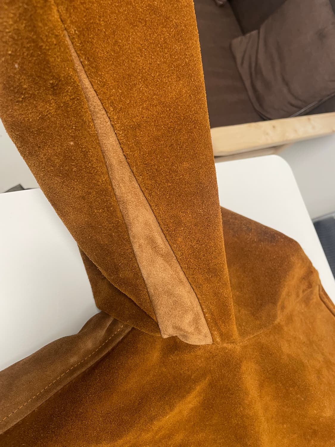 쇼트 schott 327 스웨이드 봄버 가죽자켓 40(100-110) 상품이미지6