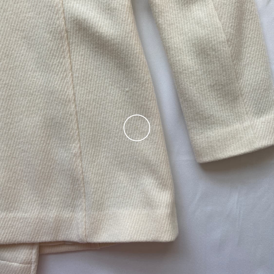 빈티지 더블 버튼 코트 / 크림 아이보리 상품이미지5