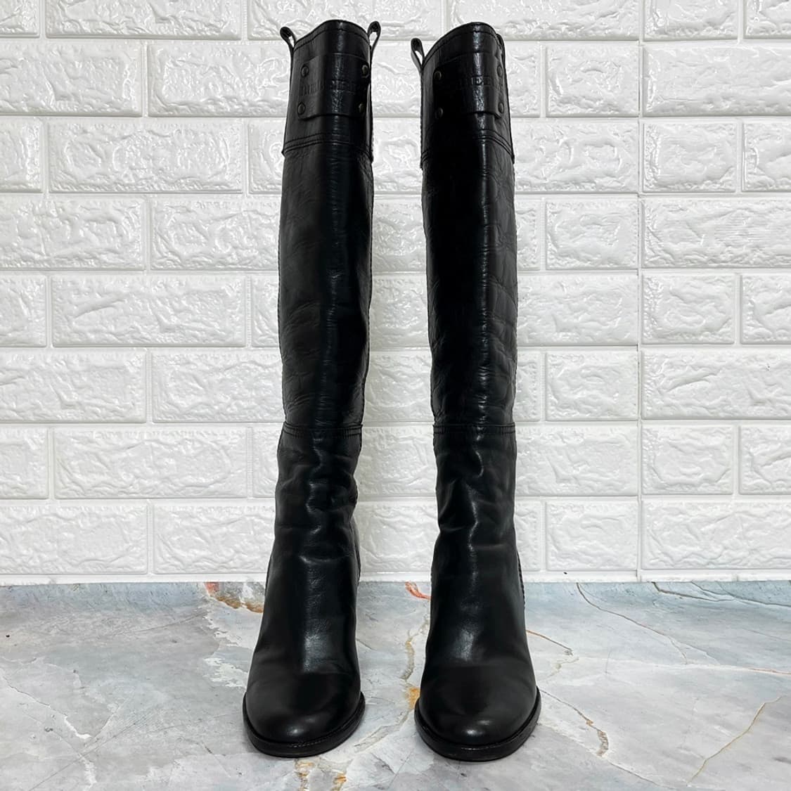 Burberry Leather Long Boots Black / 36 상품이미지1