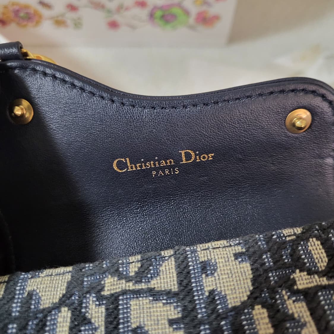 [풀구성] 디올 오블리크 새들 아코디언 카드지갑  상품이미지6