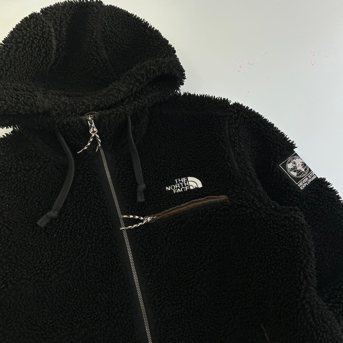 The north face 노스페이스 블랙 후리스 집업 상품이미지4