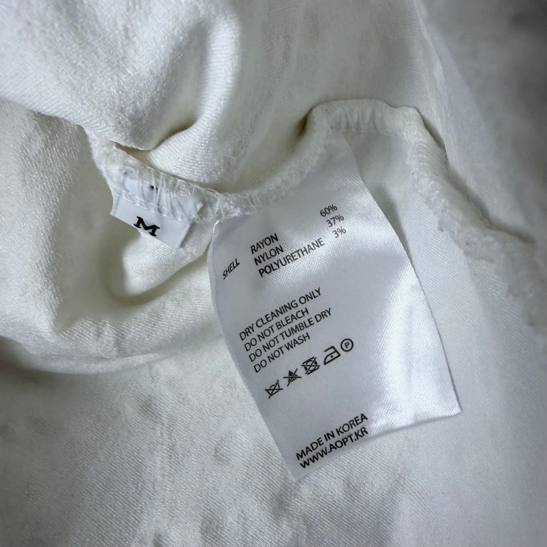 아옵트 aopt WRINKLE CROPPED T-SHIRT 상품이미지5