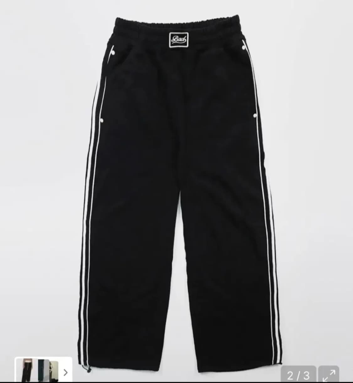 배드블러드 빌리 2way 조거 블랙 상품이미지3