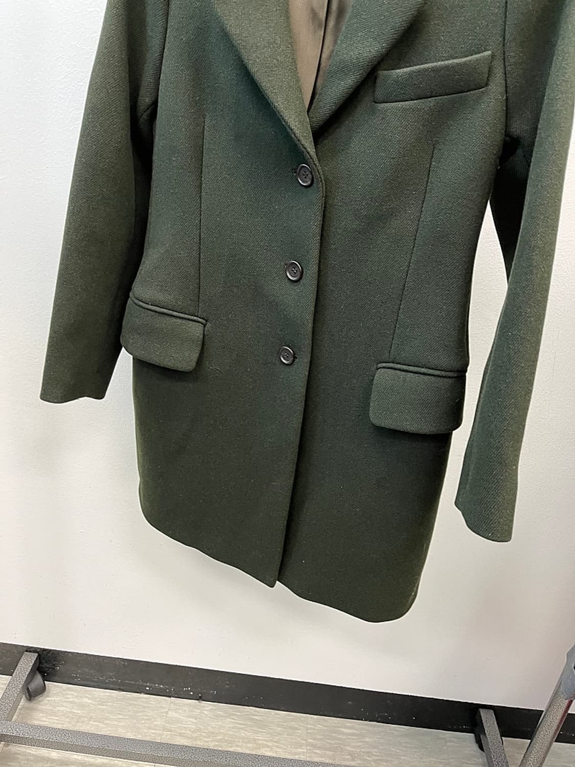 여) 프라다 딥카키 울코트  상품이미지3