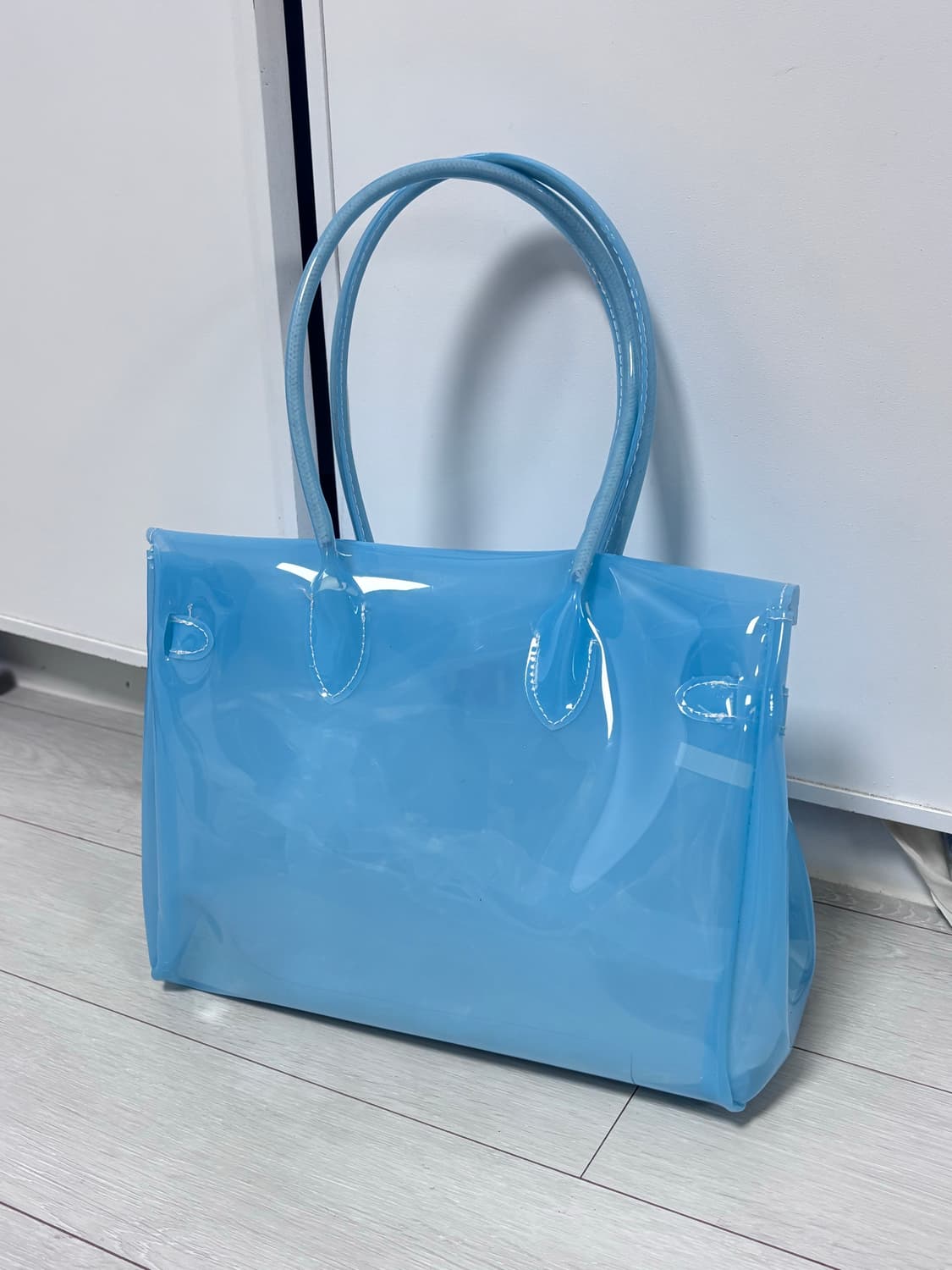 젤리버킨백 pvc 새상품 상품이미지2