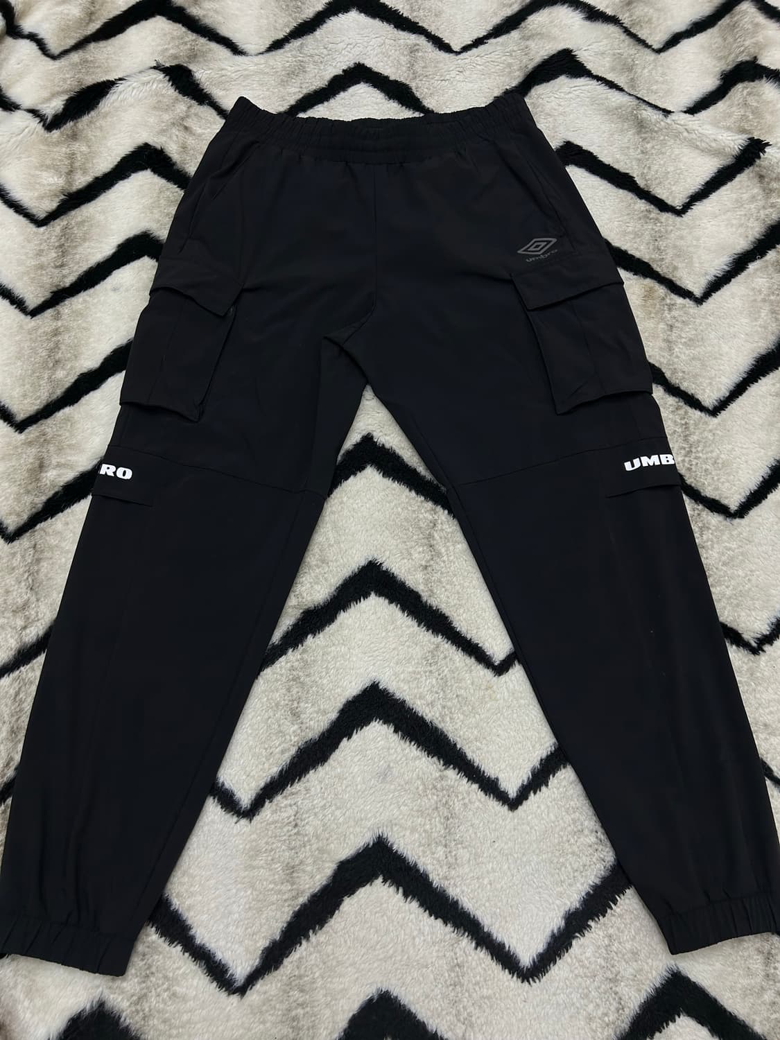 [L]엄브로 카고 나일론 조거 팬츠/블랙 상품이미지2