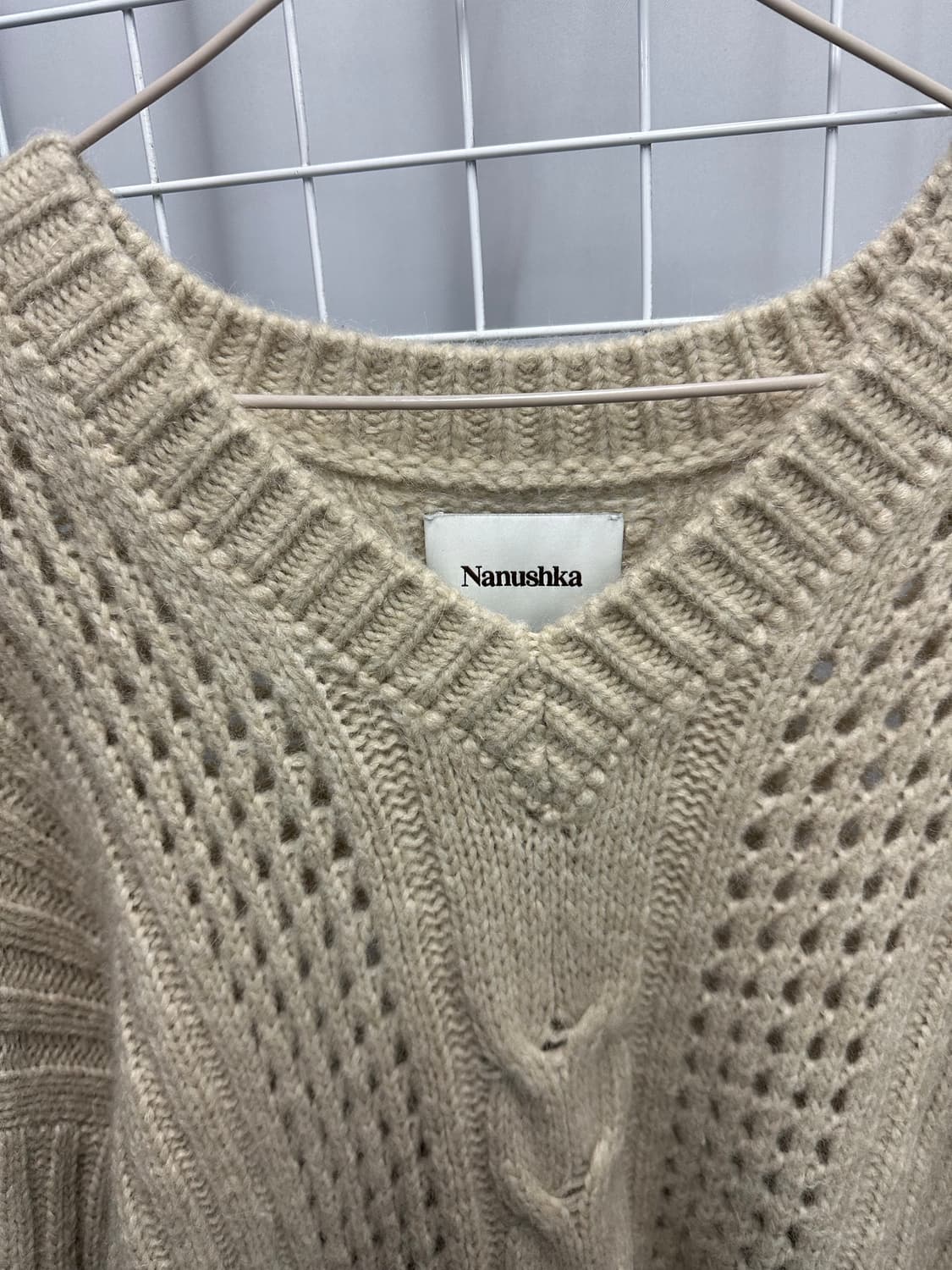 나누슈카 알파카 케이블니트 상품이미지4