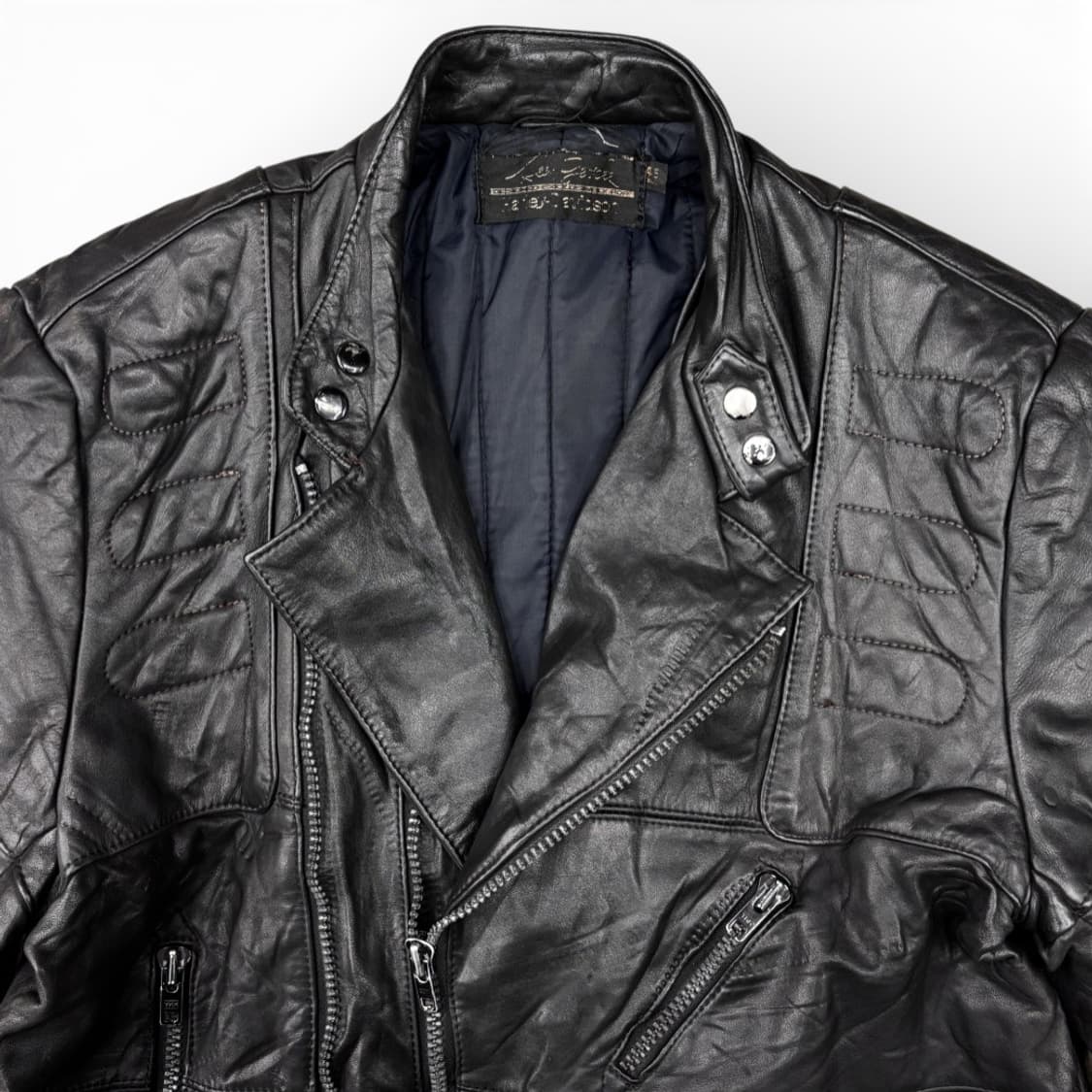 80's 할리 데이비슨 x 하인 게릭 레더 모터사이클 자켓 상품이미지4