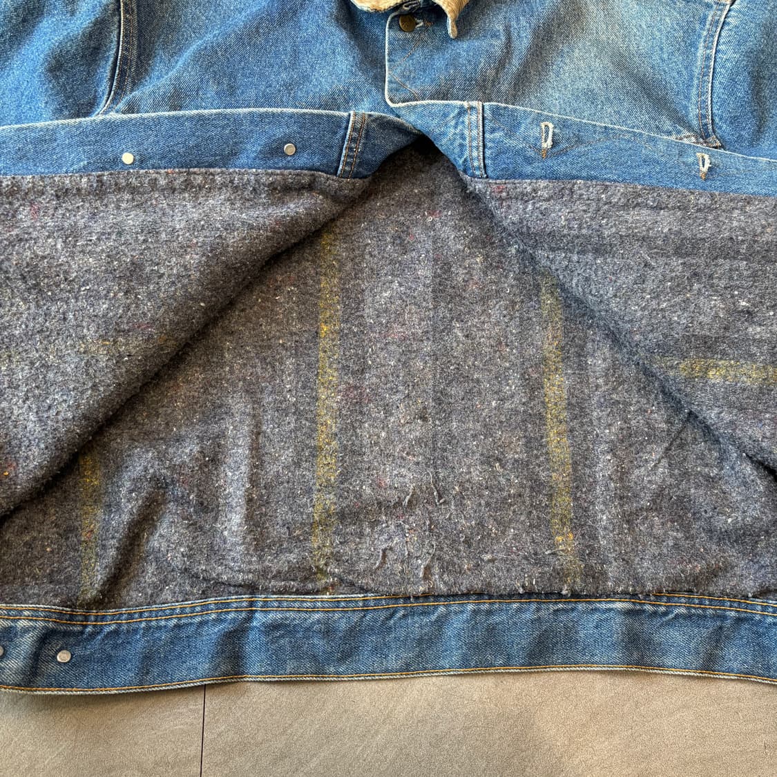 90s 90년대 생산 리 스톰라이더 데님 자켓 상품이미지8