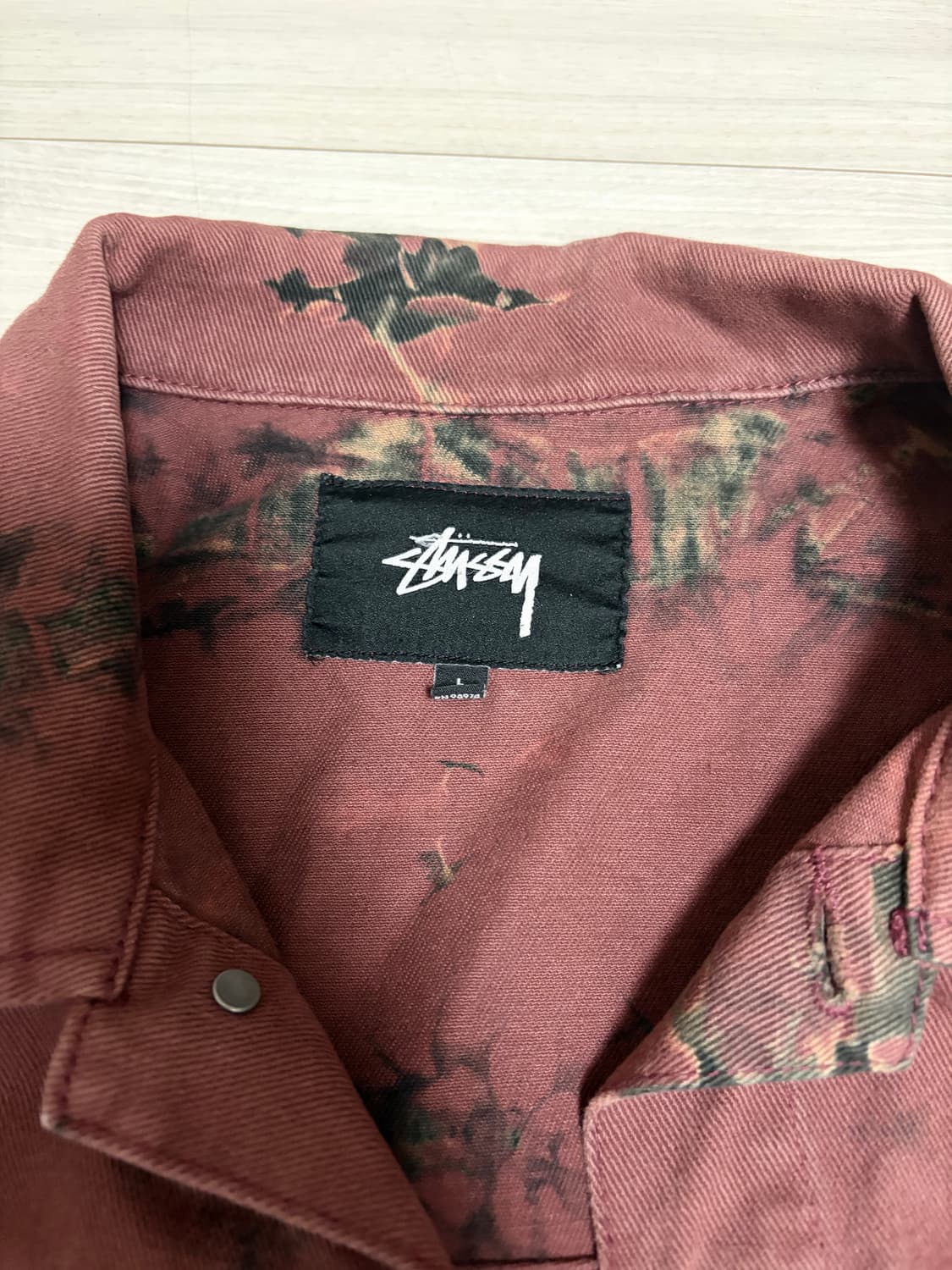 스투시 데님 자켓 립다이 자켓 L 상품이미지3