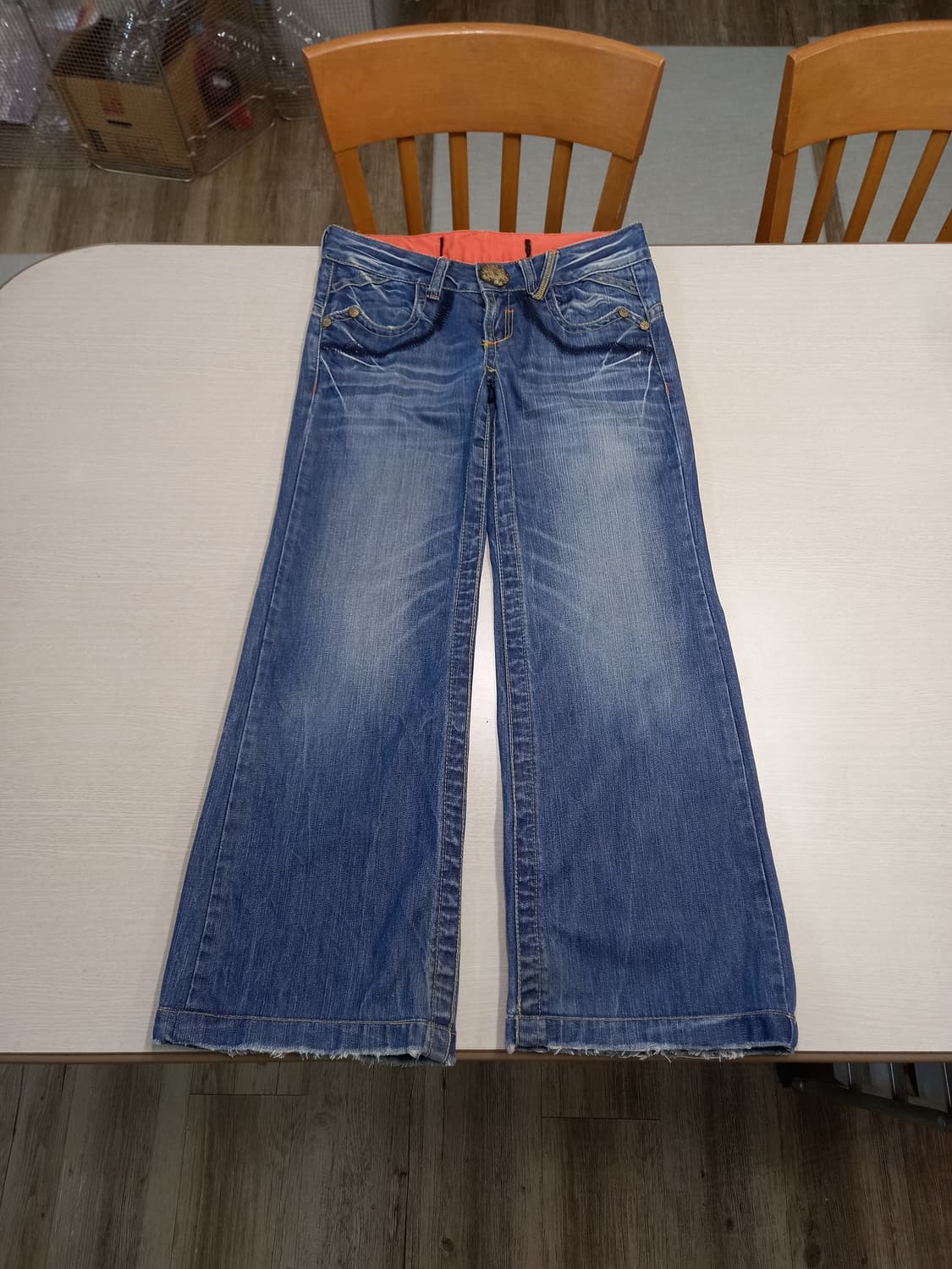 27 RED PEPPER 골반 워싱 플레어데님 27-587 상품이미지1