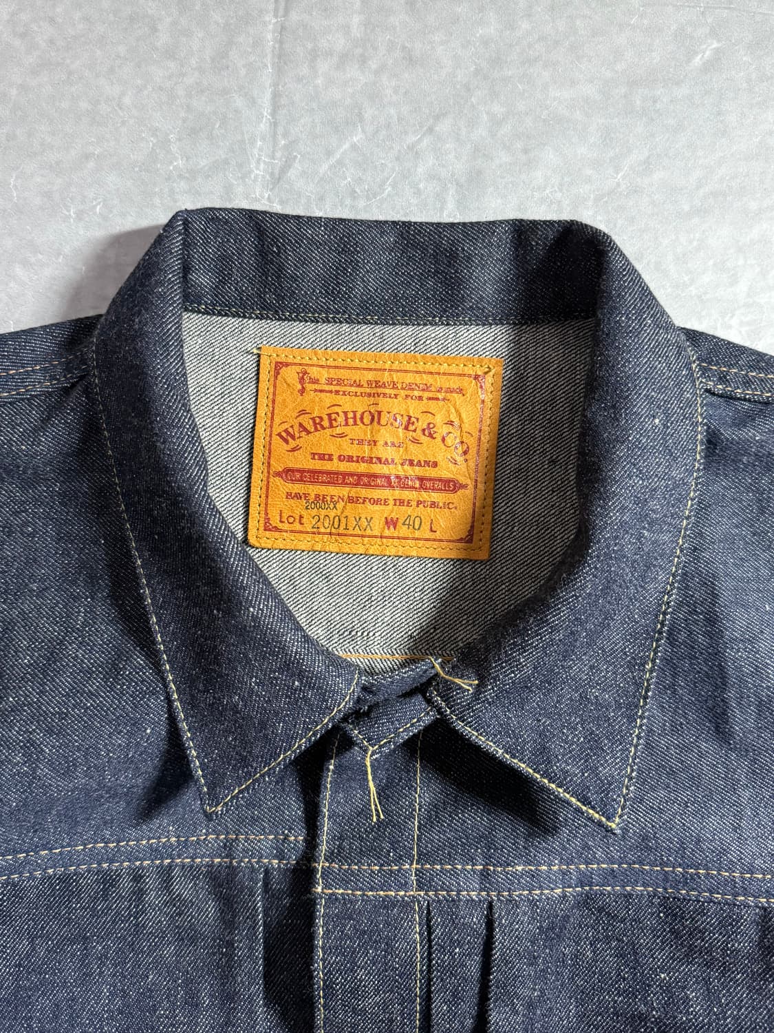 [40] 웨어하우스 Lot 2001xx 1947 데님 자켓 상품이미지5