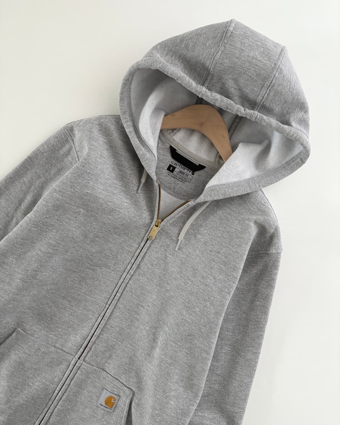 Carhartt 칼하트 그레이컬러 후드집업 상품이미지5