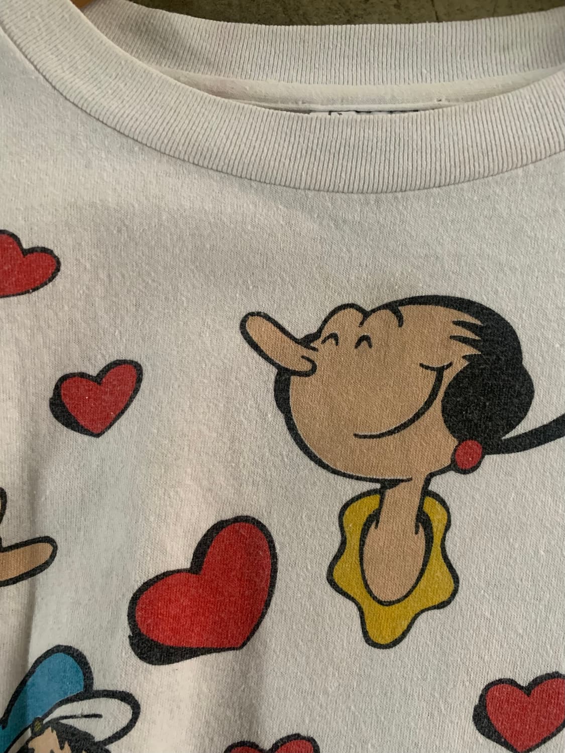 90s 뽀빠이 올리브오일 브루터스 AOP 티셔츠 상품이미지5