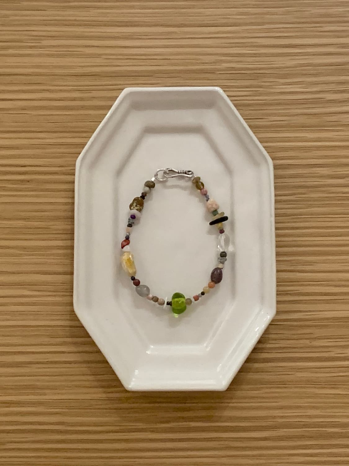 그린올리브하우스 석기시대 팔찌 ㅡ 연두 상품이미지1