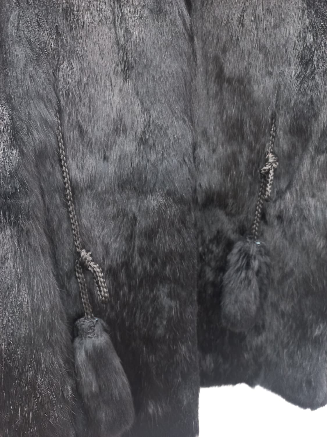 GROPIA 블랙 퍼 코트 XL (여 105) 상품이미지3