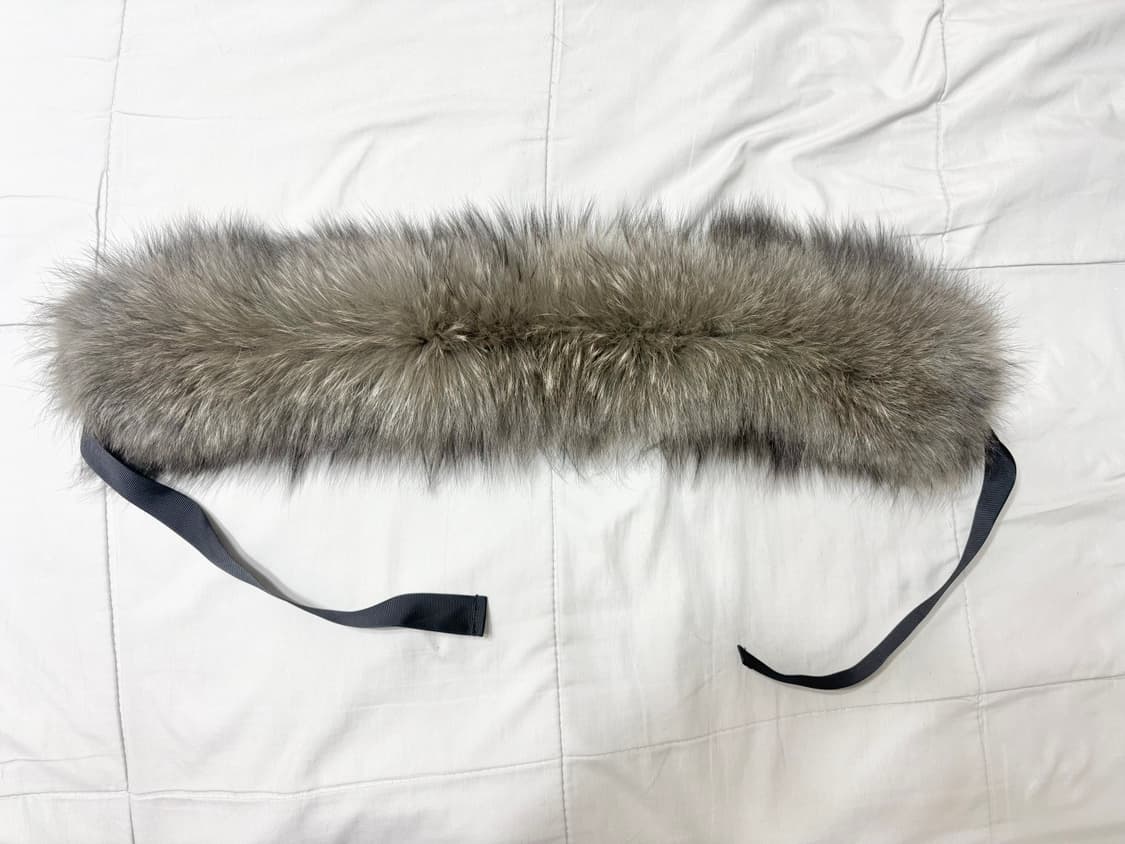 천연 라쿤퍼 리본 카라/목도리/머플러/워머/새거수준 상품이미지4