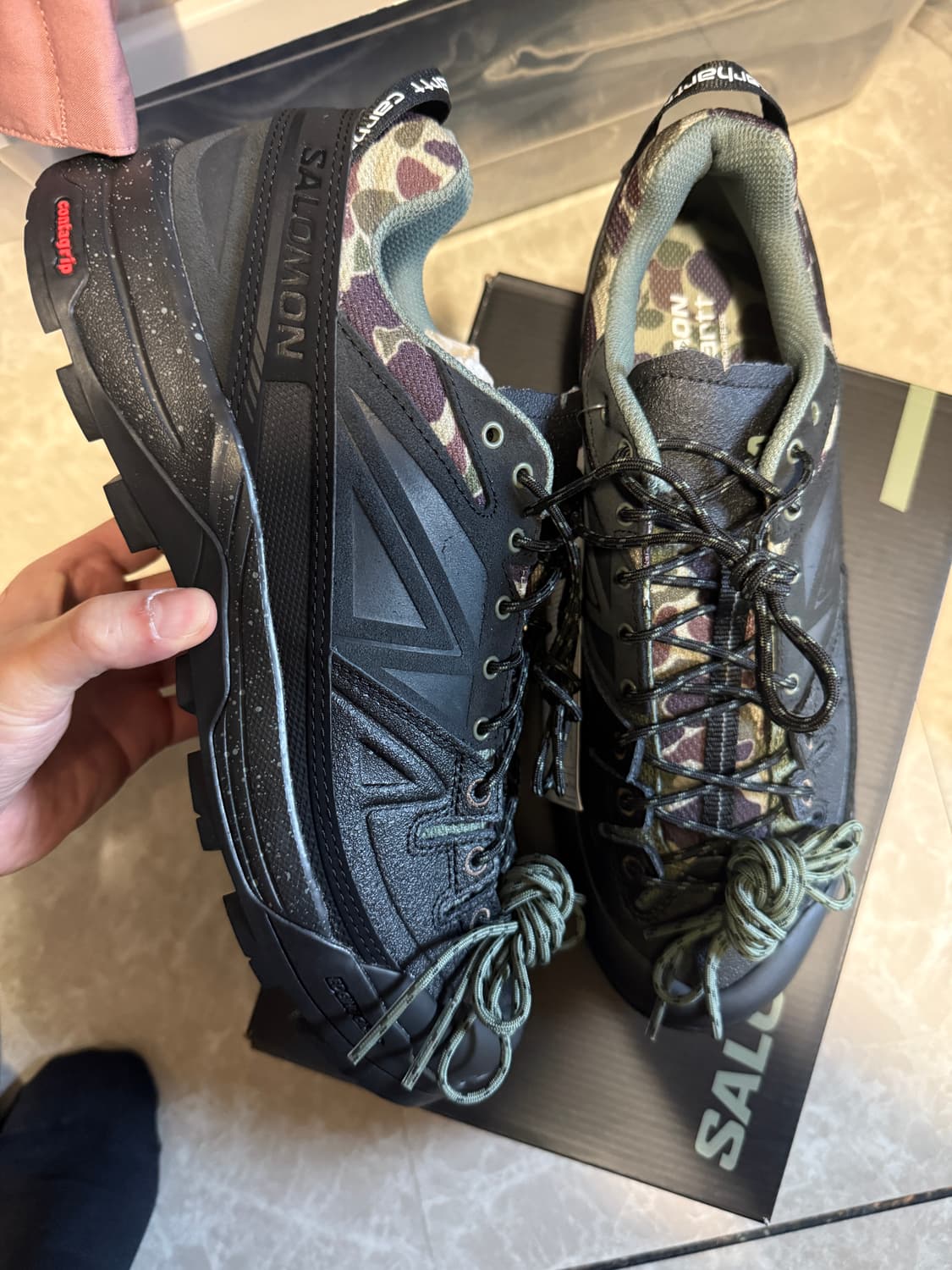 270사이즈 살로몬 칼하트WIP X-Alp 블랙 상품이미지1