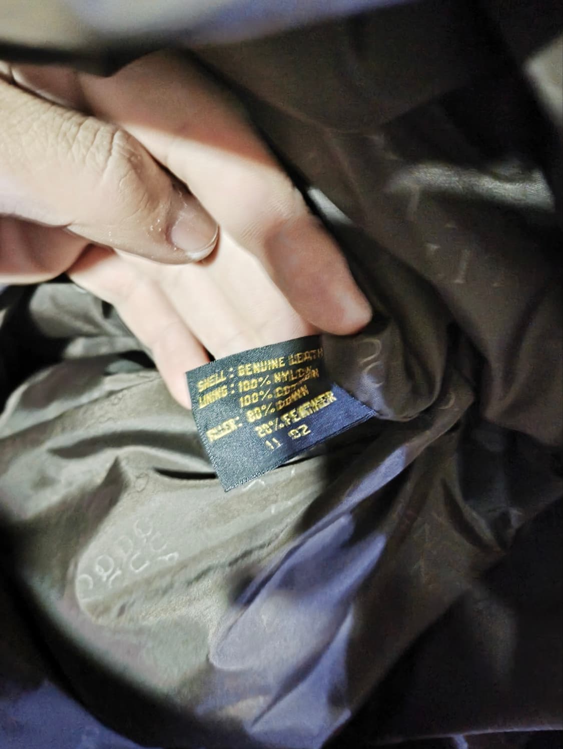 XL USA 올아메리칸 천연가죽 구스다운 패딩자켓 상품이미지8