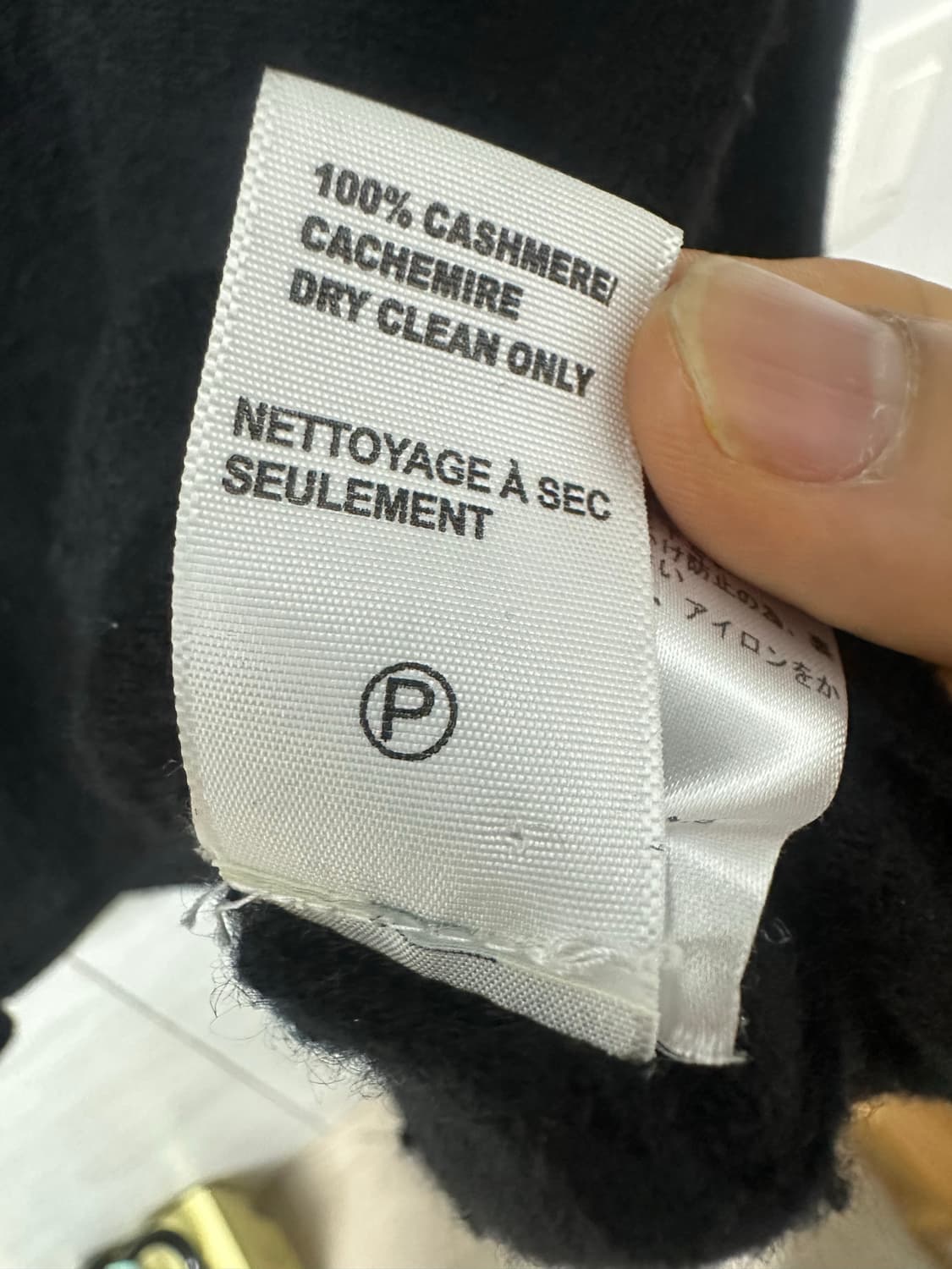 제임스펄스 캐시미어 브이넫 니트 1 블랙  상품이미지6