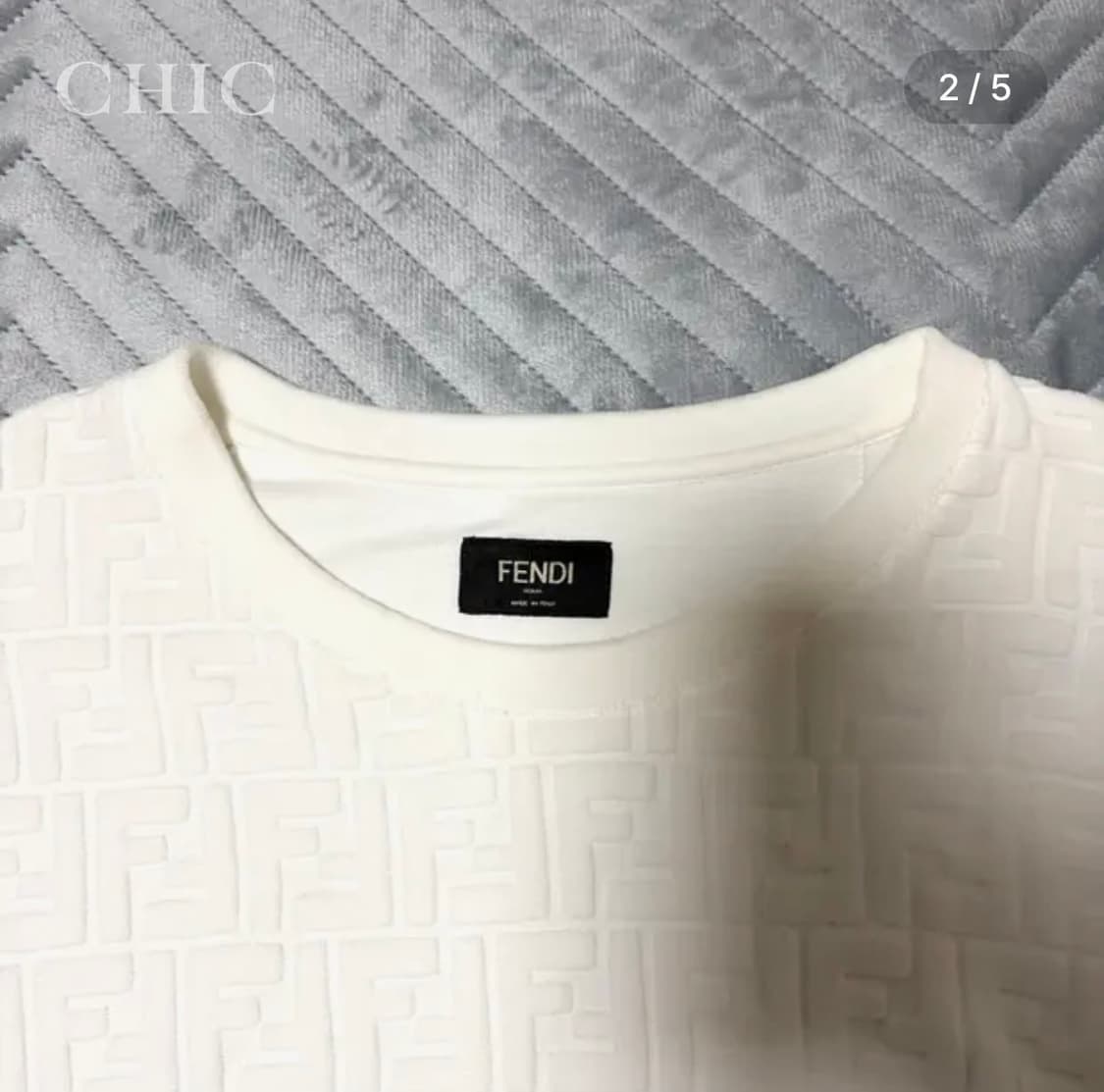 [펜디 FF로고 트레이너 코튼 니트] 상품이미지2