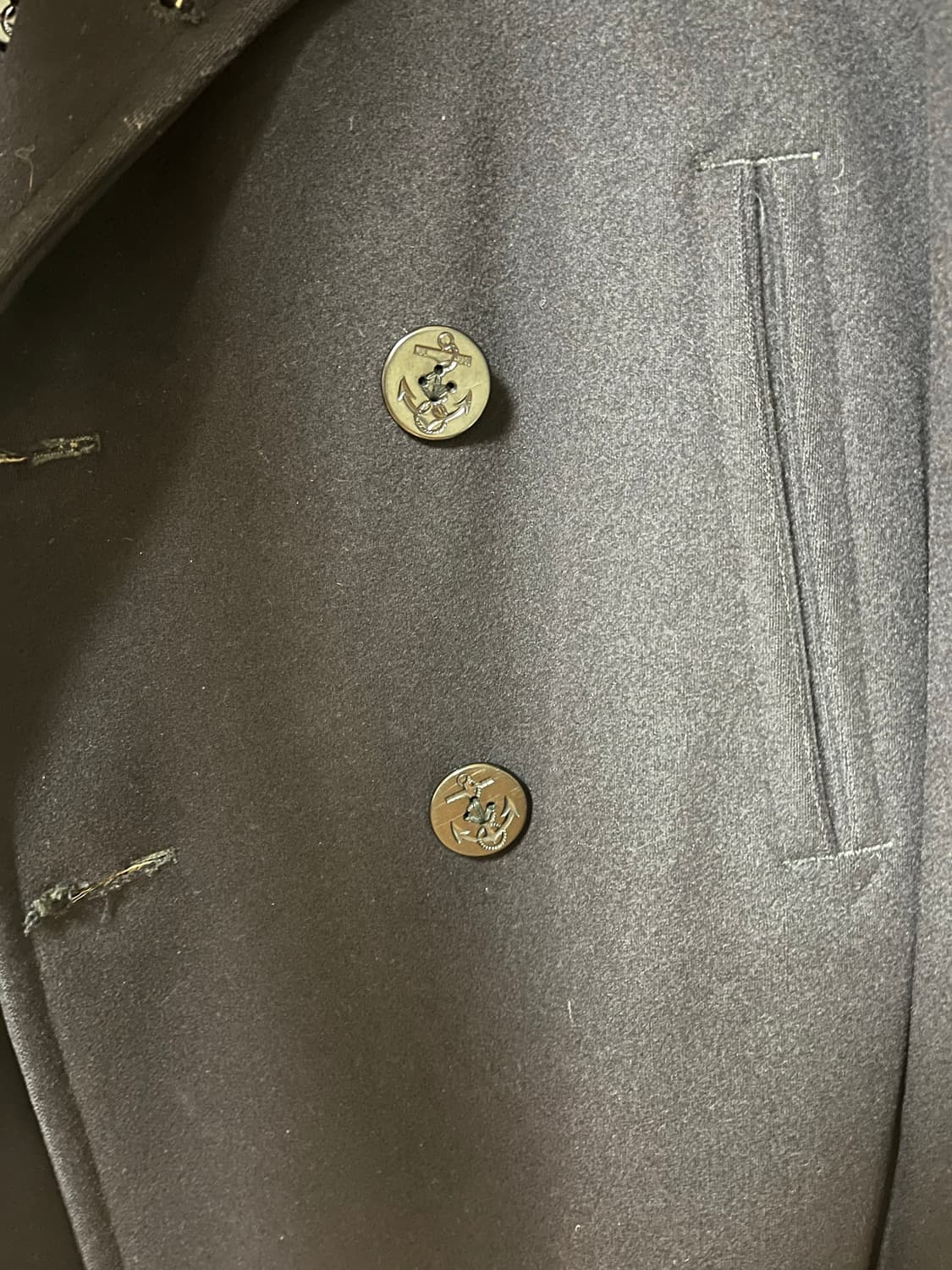 1960s US NAVY ORIGINAL PEA COAT  상품이미지7