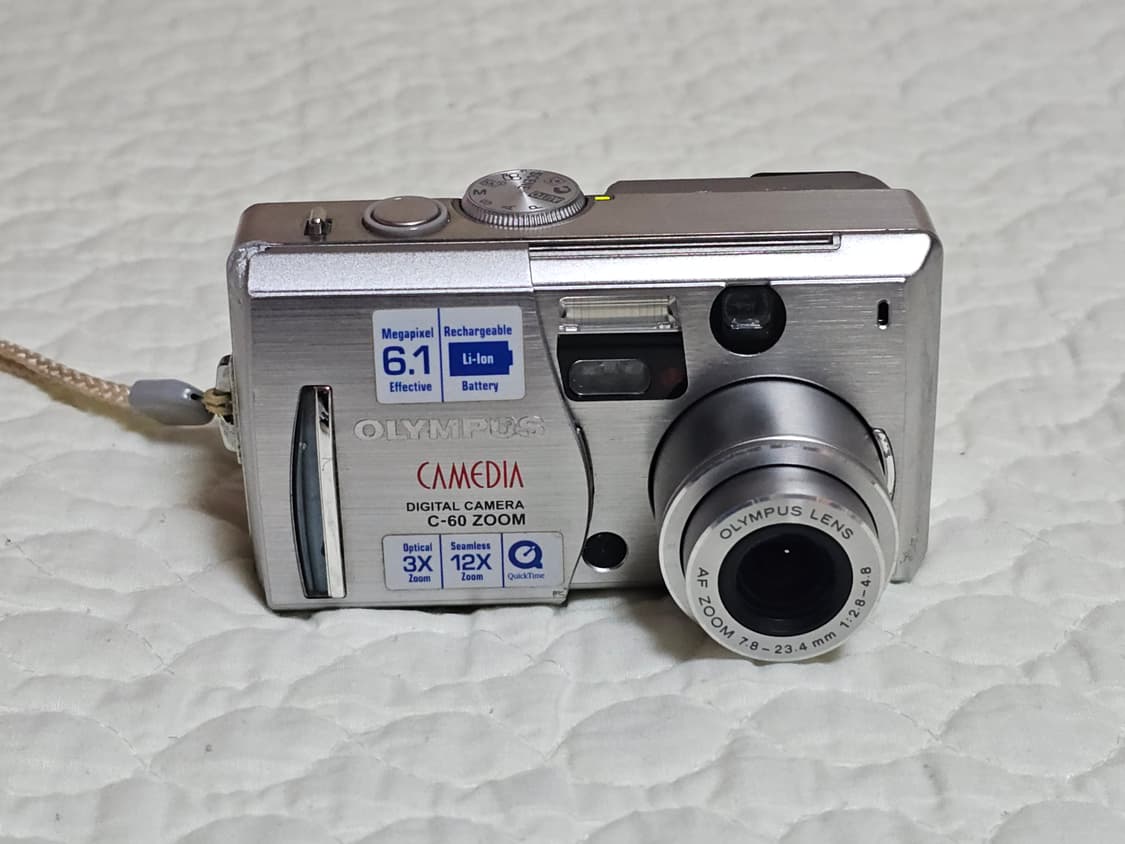 올림푸스 CAMEDIA C-60 ZOOM 레트로 디카 상품이미지1
