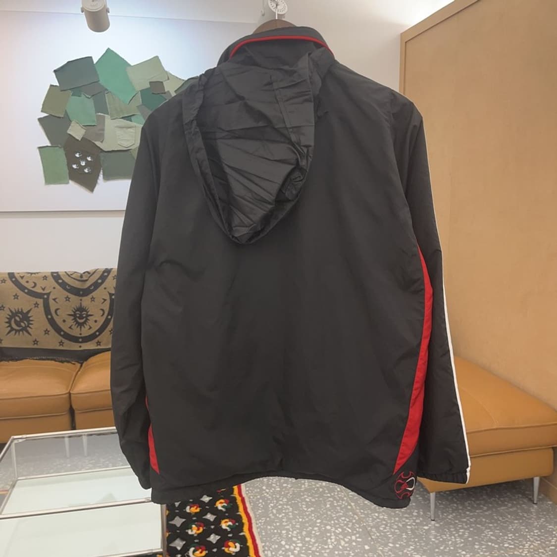 아디다스 올드스쿨 레트로 크로스 배색 바람막이 자켓 100 C07399 상품이미지4