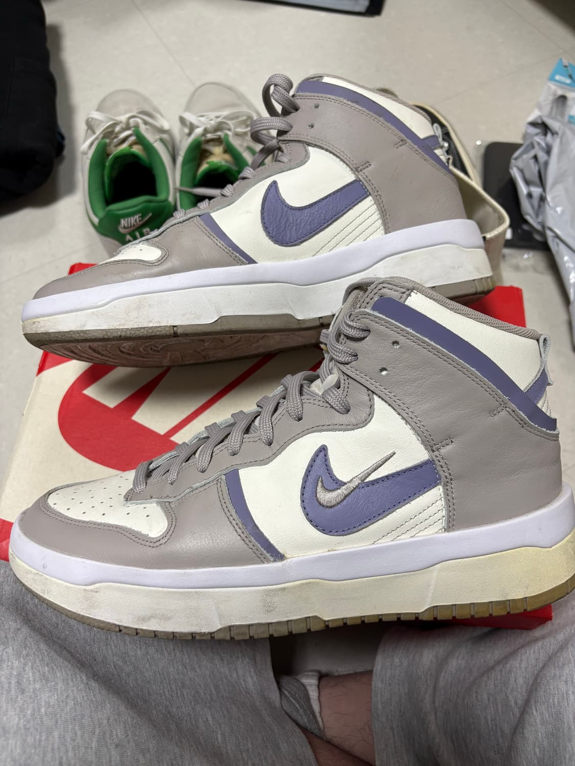 285 나이키 덩크 하이업 아이언퍼플 상품이미지1