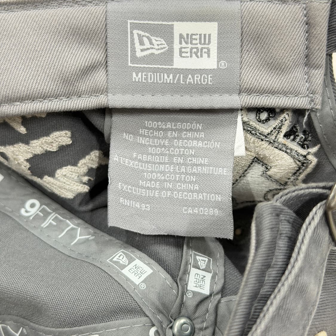 뉴에라 X 썬러브 라이즈 소희 스냅백 모자 스톰그레이 상품이미지7