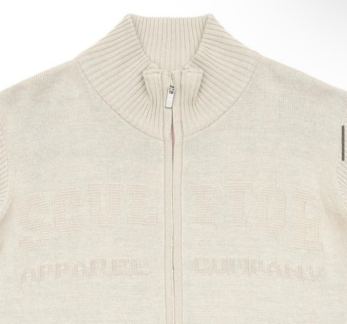 스컬프터 Classic Logo Zip-up Sweater Ivory 상품이미지5