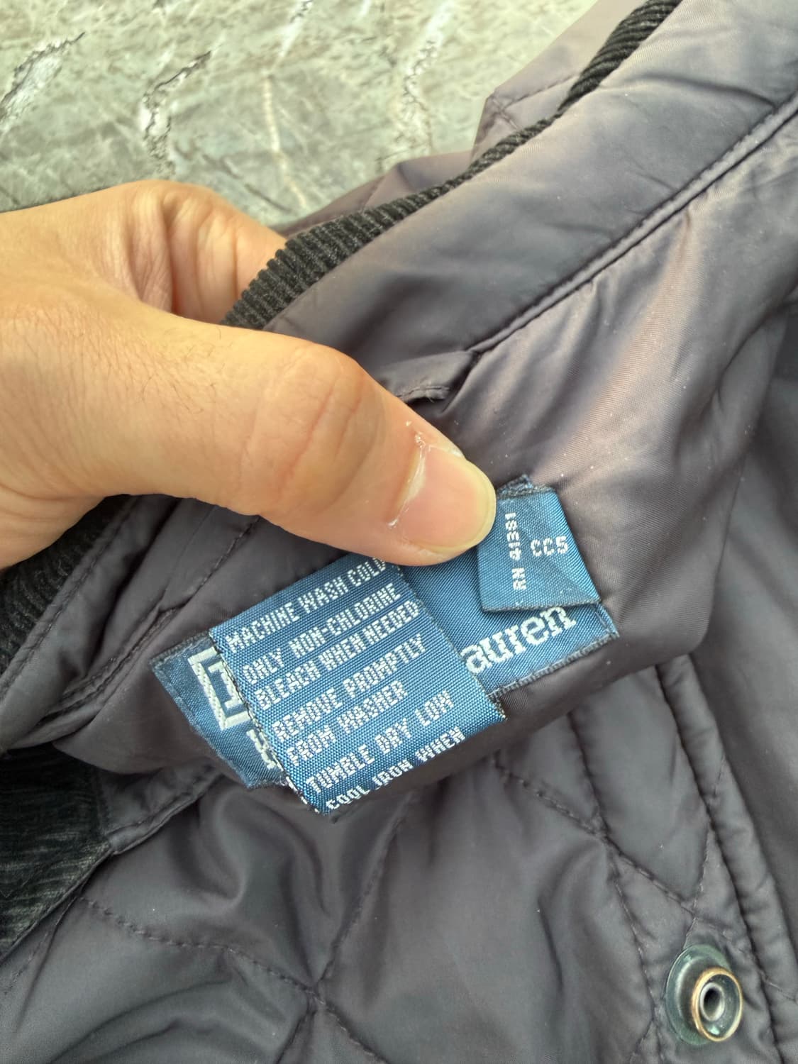 Polo by Ralph Lauren 폴로 코듀로이 카라 퀼팅자켓 상품이미지4