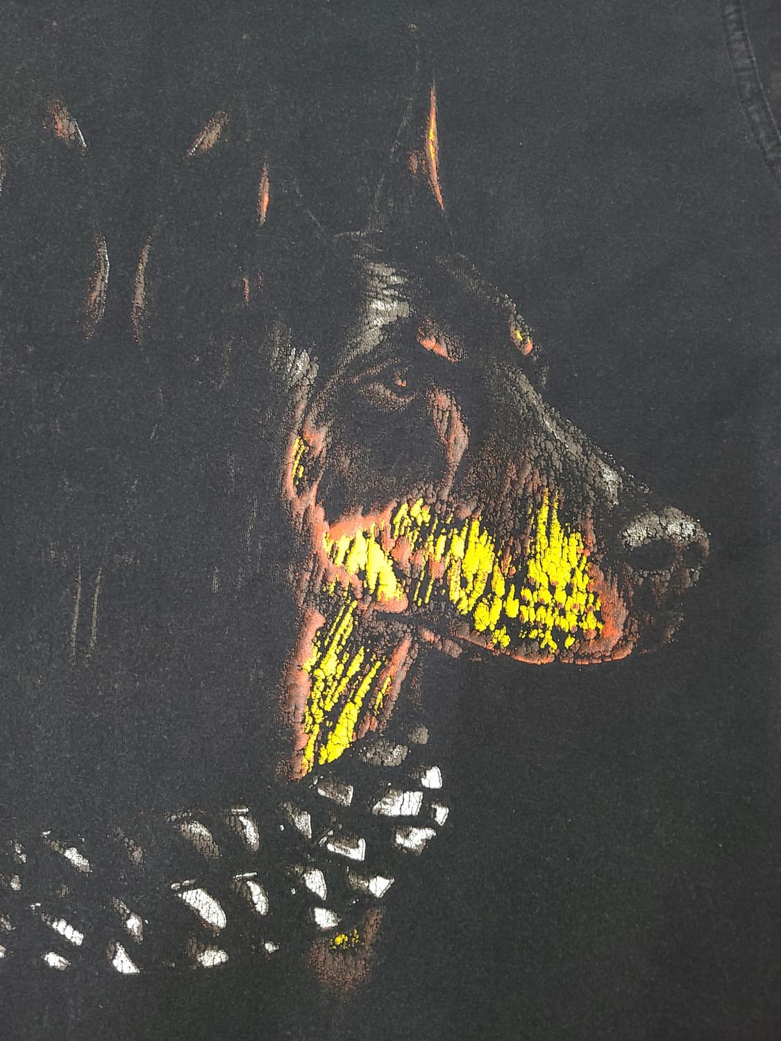 13년된 13fw 빈티지 지방시 도베르만 반팔티 XL 상품이미지8