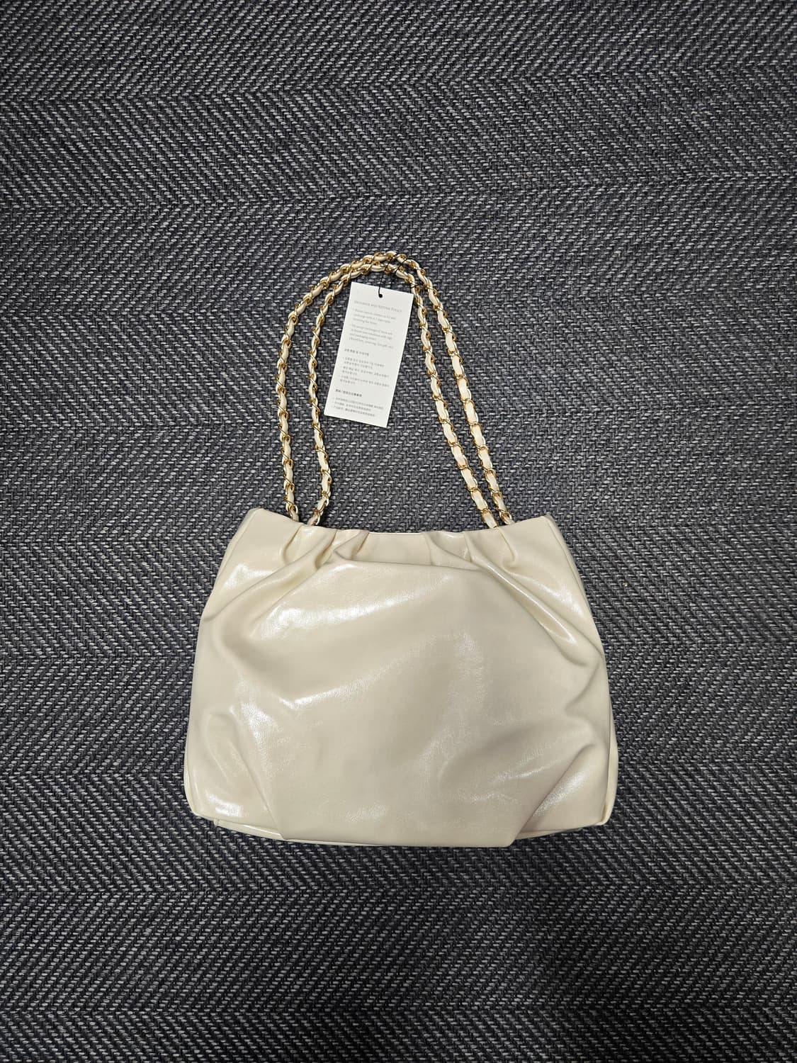 엠제이드 체인 숄더백 아이보리 가방 상품이미지4