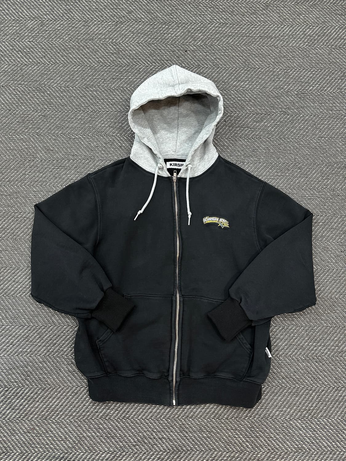 키르시 후드집업 블랙 상품이미지1