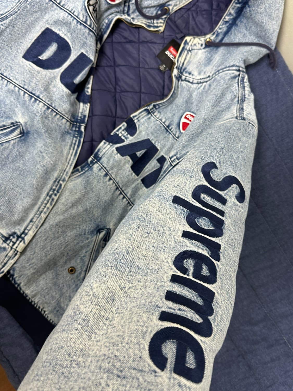 24ss 슈프림 두카티 후드 레이싱 자켓 M 상품이미지2